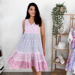 LoveShackFancy Camille Floral Dress